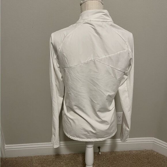 Reebok White Zipper Jacket Size Medium - Picture 2 of 6